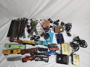Large Lot of HO Scale Train Layout Track & Accessories.  Various brands. - Picture 1 of 5