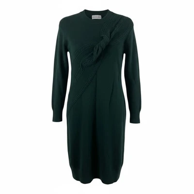 Carven Merino Wool Knit Dress 99% Wool French Designer Minimalist Chic - Image 1 of 4