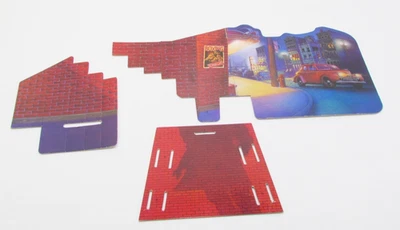 Dark Shadows  Board Game Replacement Part - 3 pc backdrop walls - Image 1 of 3