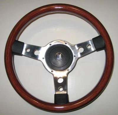 Nuevo adaptador de volante y buje de madera de 13" Triumph TR7 1977-1980 hecho en Reino Unido Foto 1 de 4