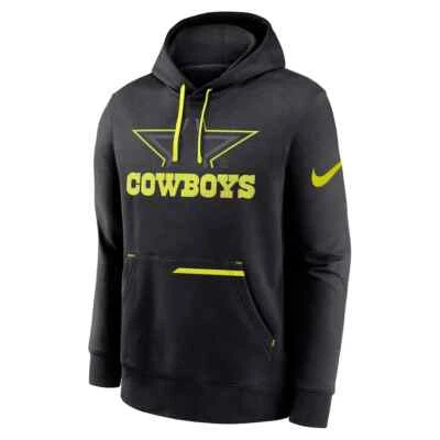 Dallas Cowboys Nike Sideline Volt Pullover Sudadera con Capucha 2023 NFL Neón Para Hombre Foto 1 de 3
