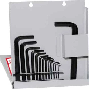USA,Ball-Hex-L Key Allen Wrench - 16-Pieces Set SAE Inch Sizes 0.050 in. - 5/8 i - Picture 1 of 1