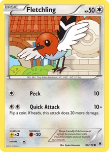 Fletchling 89/119 Common | Phantom Forces | Pokemon Card - Picture 1 of 1