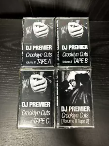 DJ PREMIER CROOKLYN CUTZ VOL 3 TAPE A B C D 4 MIXTAPE TAPE KINGZ CASSETTE SET - Foto 1 di 6