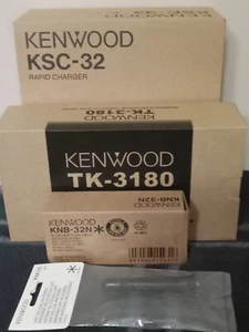 Kenwood tK-3180 UHF FM transceiver complete with Charger, Battery & Antenna,, - Photo 1/8