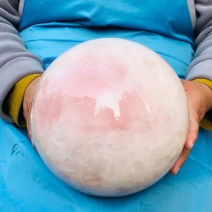 21,09 lb Natural Rosa Cuarzo Cristal Esfera Bola Sanación Reiki 2782 - Imagen 1 de 17
