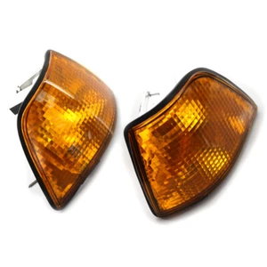 2 Front Indicator Light Amber Lens Corner Lamp For BMW E36 3-Series 4D 1992-1998 - Picture 1 of 7
