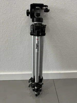 Bogen Manfrotto 3126 Fluid Head Bogen  Professional Italy Tripod - Image 1 of 4