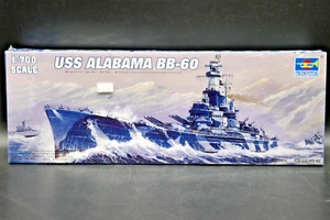 Kit Modelo Acorazado 1:700 Trompetista USS Alabama BB-60 - Nuevo y Sellado - Imagen 1 de 5
