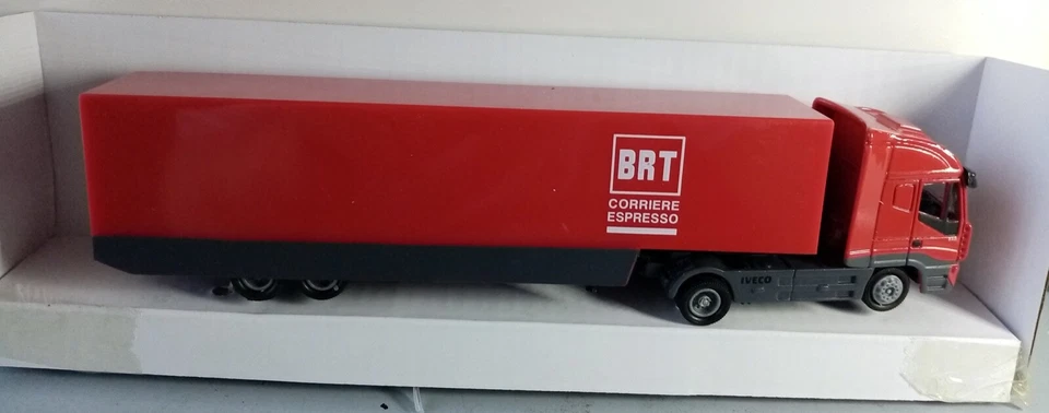 NEW RAY1/87 - CAMION IVECO STRALIS  BARTOLINI CORRIERE BRT ART.47043F - Immagine 1 di 2