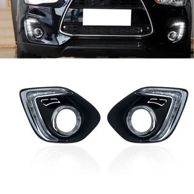 Luz antiniebla LED diurna DRL para 2013 2014 2015 Mitsubishi ASX Outlander Sport Foto 1 de 4
