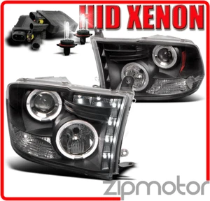 FAROS PROYECTOR NEGRO HALO LED PARA 09-17 RAM 1500/10+ 2500/3500 + OCULTO 6000K - Imagen 1 de 4