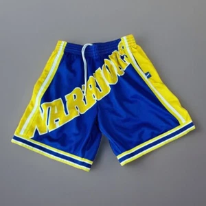Mitchell Ness Golden State Warriors Blowout Design Basketball mit Tasche Shorts L - Bild 1 von 10