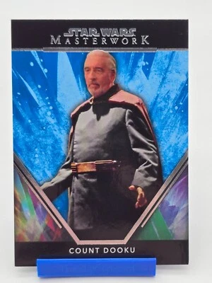 2024 Topps Star Wars Masterwork Count Dooku Blue #3 - Image 1 of 4