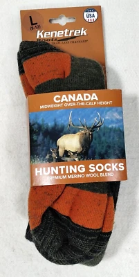 Kenetrek Canada Over-The-Calf Socks Large (9-12) One Pair KE-1502-L - Image 1 of 4