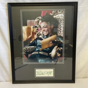 Eartha Kitt- Cat Woman In Batman- Signed/ Autographed Framed Display - Picture 1 of 6