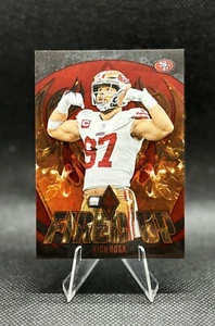 Nick Bosa 2023 Phoenix - Fired Up Red #FU-17 /199 San Francisco 49ers - Picture 1 of 2