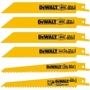 DEWALT Lame per motosega sostitutive, set taglio metallo/legno, 6 pezzi (DW4856) - Foto 1 di 5