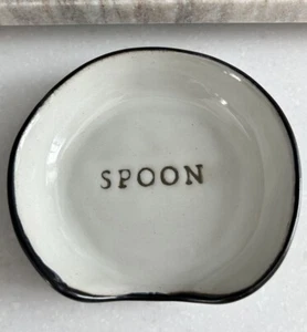 Hearth & Hand With Magnolia Spoon Rest Ceramic Black - Picture 1 of 4
