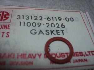 KAWASAKI GENERATOR CARBURETOR GASKET KG2600 KG2900 OEM 11009-2026 313122-6119 - Picture 1 of 1