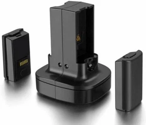 For Xbox 360 Rechargeable Battery Pack & Dual Charging Station Dock Stand Base - Picture 1 of 12