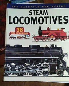 RAILROAD BOOK GATEFOLD COLLECTION STEAM LOCOMOTIVES BAS - Picture 1 of 1