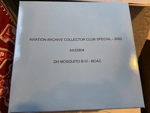 CORGI Aviation AA32804 DH MOSQUITO B IV BOAC AVIATION ARCHIVE CLUB SPECIAL 2002 - Picture 1 of 9