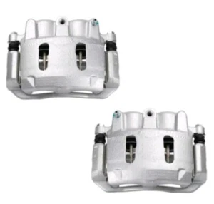 TRQ New Front Disc Brake Caliper with Bracket & Hardware Pair for Ford Mazda - Picture 1 of 7