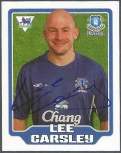 MERLIN F.A. PREMIER LEAGUE 06- #201-EVERTON & REPUBLIC OF IRELAND-LEE CARSLEY - Picture 1 of 1