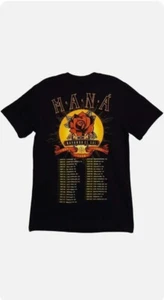 New Mana Rayando El Sol Black Short Sleeve Tour Concert Shirt size XL new no tag - Picture 1 of 6