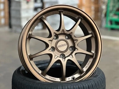 Nuevo 16x7J AOW CE28 Flujo Formado (4 Ruedas) 5x114.3 APTO HONDA TOYOTA MAZDA BRONCE Foto 1 de 4