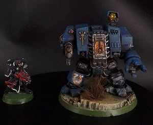 W40K Space Marines Adeptus Astarte Dreadnaught Ultramarines 2008 OLD OOP GW CD - Bild 1 von 4