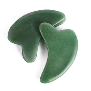 Natural Jade Gua Sha Tool Dolphin Shape Gua Sha Tools Face Massage Therapy Tool - Picture 1 of 7