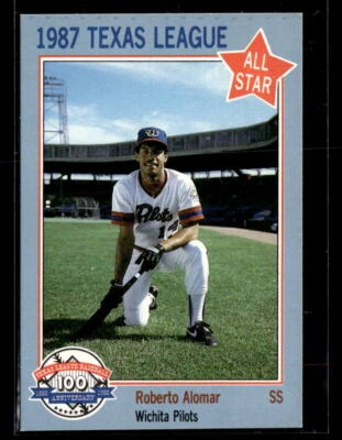 1987 Feder Texas League All Stars #8 Roberto Alomar novato radiocontrol Foto 1 de 2