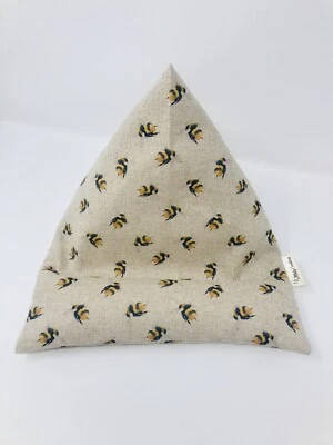 Bumble Bee iPad Beanbag, Handmade Tablet Bean Bag, Tech Stand, Gift for Her - Image 1 of 4