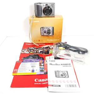 Canon PowerShot A1100 IS Digitalkamera Silber 12.1MP OVP + Zubehör - Bild 1 von 20
