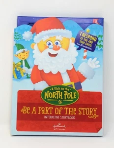 Livre cadeau poinçon UNE VISITE AU PÔLE NORD livre de contes interactif - Photo 1/3