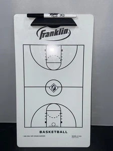 Franklin Basketball Coach trocken abwischbares 15,75" x 9" Klemmbrett, Modell #11231, gebraucht - Bild 1 von 6