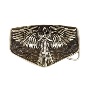 Archangel Michael german silver belt buckle, Saint Michael, Tyrael belt buckle - Picture 1 of 24