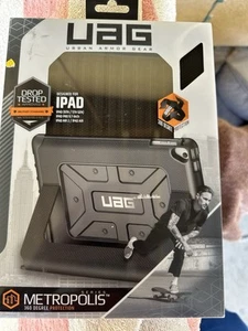 New Urban Armor Gear UAG Metropolis Series Black Case for iPad 9.7" 5th/6th Gen - Picture 1 of 4