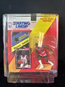 1992 Michael Jordan Starting Lineup Figure, Card & Poster Factory Sealed! - Bild 1 von 4