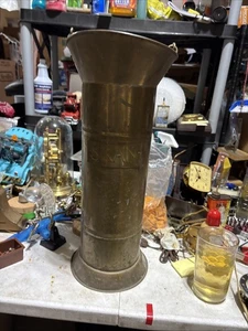 Skan Messing Kohleeimer, toller Schirmständer sauber, nie benutzt für Kohle - Bild 1 von 3