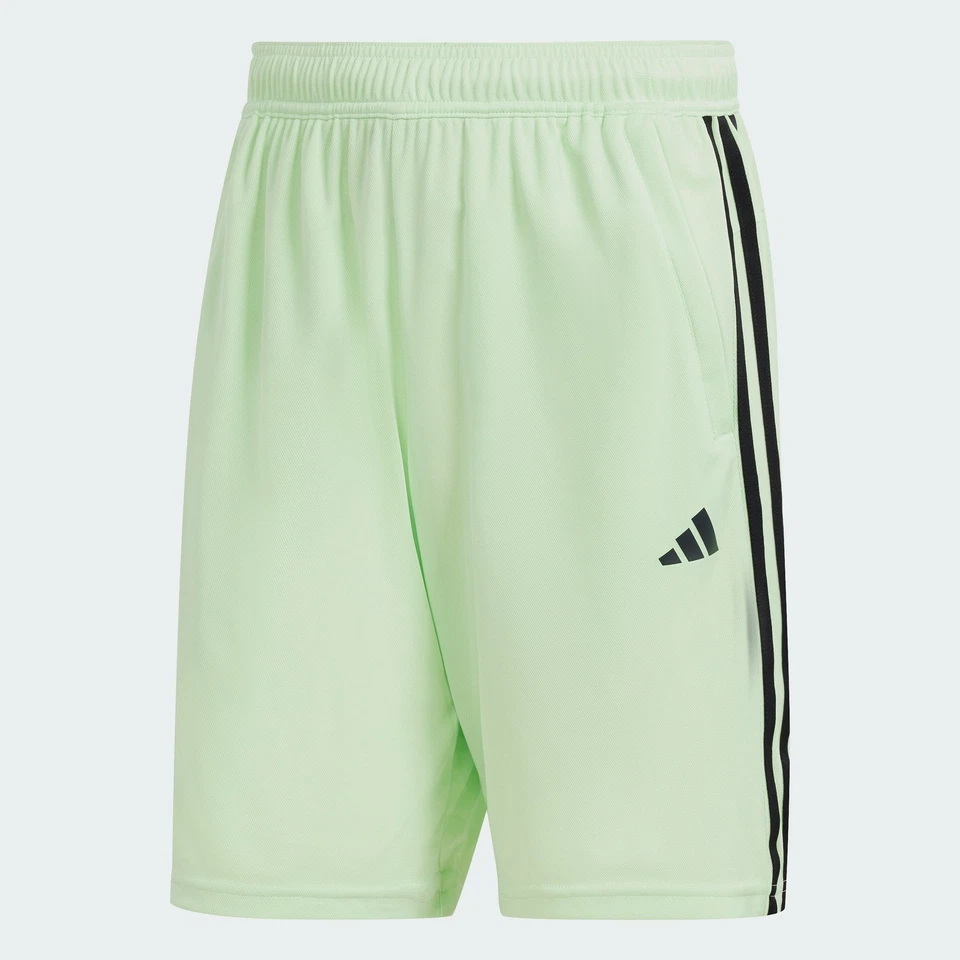 adidas men Train Essentials Piqué 3-Stripes Training Shorts - Image 1 of 3