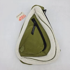 Mochila Bandolera FP Movement Verde Oliva Marfil Acolchada Talla Única Nueva con Etiquetas - Imagen 1 de 14