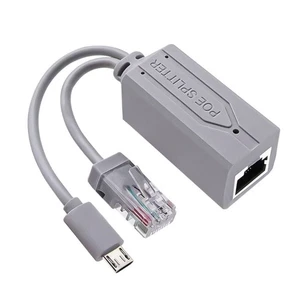 Mini USB PoE Splitter Adapter Transforms 48V to 5V Output for Cameras - Afbeelding 1 van 8