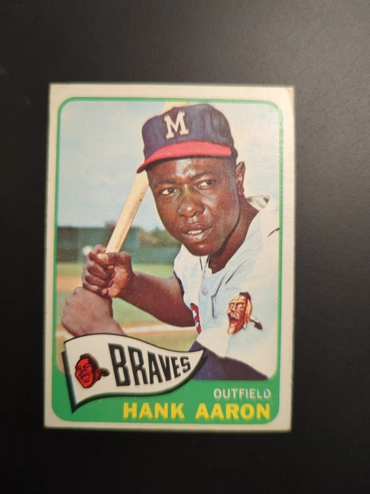 1965 Topps Hank Aaron #170 EX See Pics Braves HOF - Изображение 1 из 4
