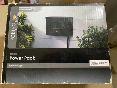 Portfolio Outdoor Landscape 300 Watt Power Pack Black Finish Low Voltage NIB - Image 1 of 4