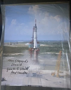 Original Signed By Pad Leader - Allan Shepared's Launch  - Picture 1 of 1