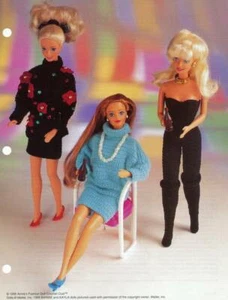 NUEVO ANNIES MODA MUÑECA CLUB FUNTIME PARTYTIME 3 PATRONES DE ATUENDOS - Imagen 1 de 1