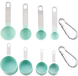 SET 8 PZ CUCCHIAIO DOSATORE MISURINO PER CUCINA INGREDIENTI DOSATORE INOX - Foto 1 di 6